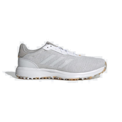 Adidas S2G Spikeless Golf Shoes grey white orange