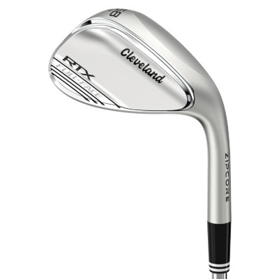 Cleveland RTX 6 ZipCore Tour Satin Full Grind 56° Sand Wedge – Right-Handed, 12° Bounce, Steel Wedgeflex Shaft