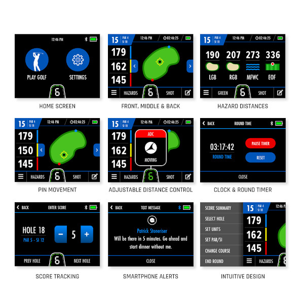 MotoCaddy M5 GPS DHC Electric Caddy GPS Screen