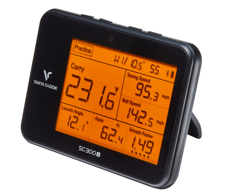 Swing Caddie SC300i Launch Monitor side