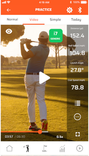 Swing Caddie SC300i Launch Monitor video