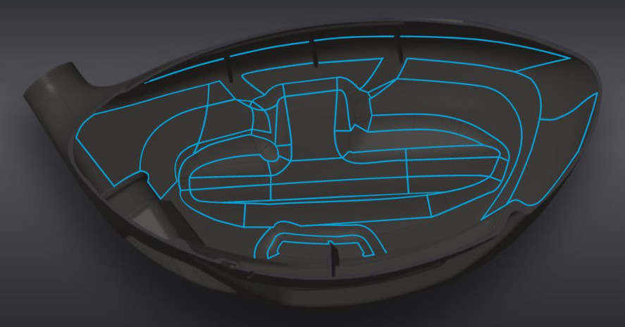mizuno st-x driver structure