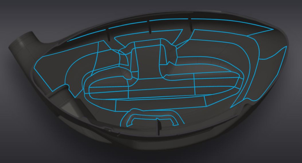mizuno st-z driver structure
