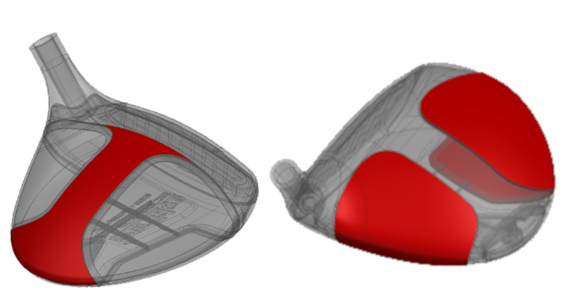 tour edge exotics c721 Fairway Wood top view of tech
