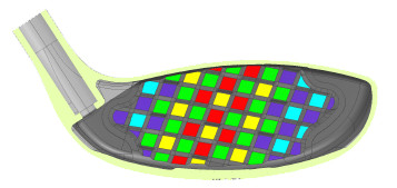 tour edge exotics c721 Fairway Wood diamond face