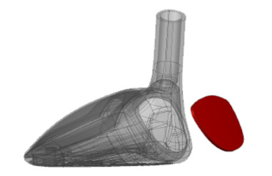 tour edge exotics c721 hybrid cup face