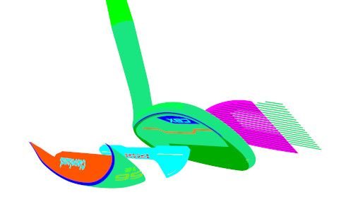 Cleveland CBX Zipcore Wedge head 3d zipcore technology