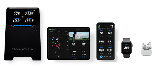New and Used Full Swing Kit Launch Monitor Black Swing