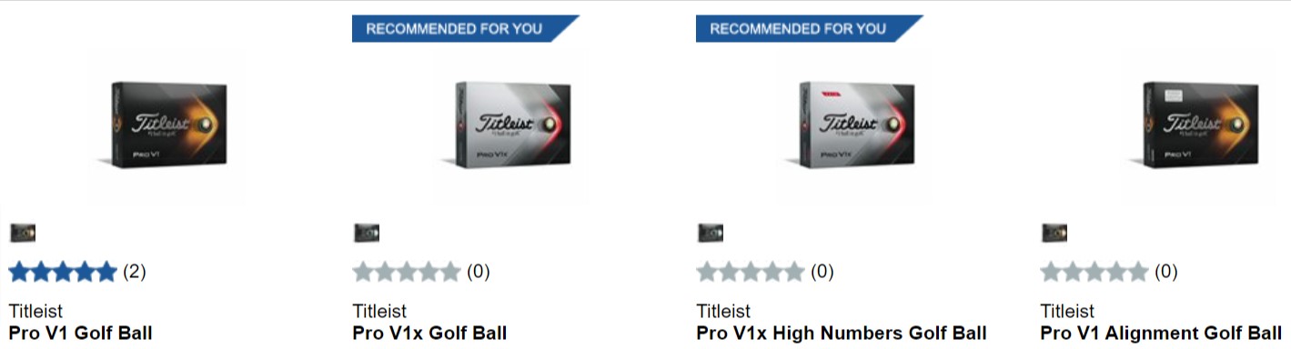 Golf Ball Recommendations