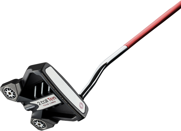 Odyssey Red 2-Ball Ten Tour Lined DB Putter sole