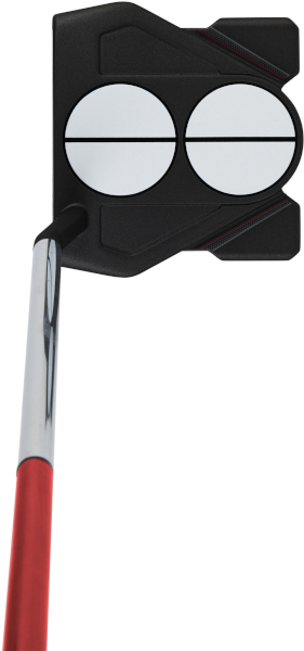 Odyssey Red 2-Ball Ten Tour Lined S Putter address