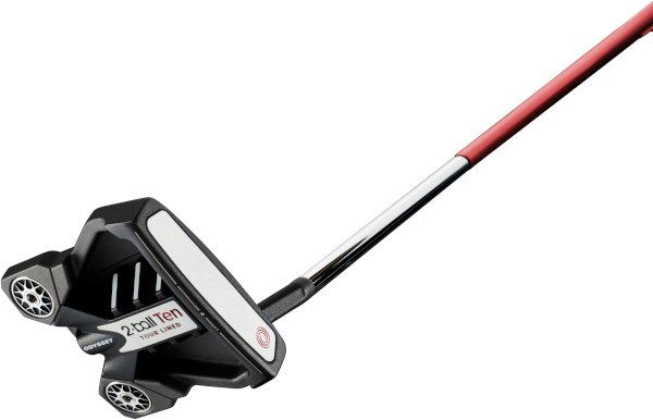 Odyssey Red 2-Ball Ten Tour Lined S Putter sole