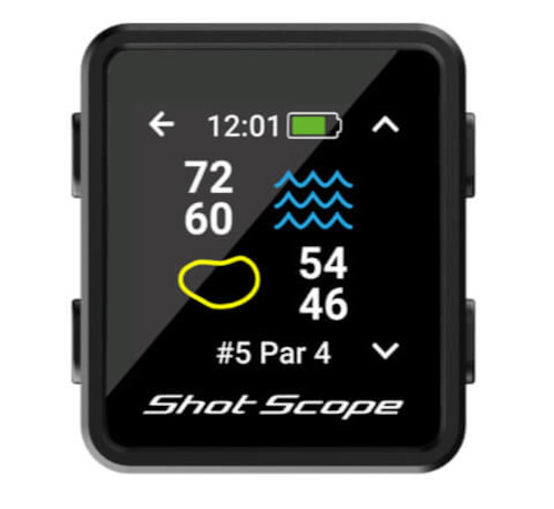 Shot Scope H4 Handheld Golf GPS hazard view