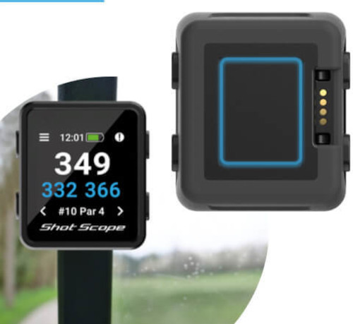 Shot Scope H4 Handheld Golf GPS magnetic cart mount