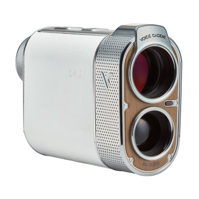 Voice Caddie SL2 Hybrid GPS/Laser Rangefinder front angled