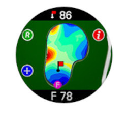 Voice Caddie SL2 Hybrid GPS/Laser Rangefinder green tech undulation