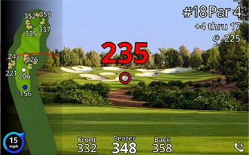 Garmin Approach G30 Big Numbers View