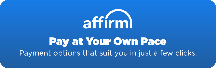 Golf Now, Pay Later with Affirm. We’ve partnered with Affirm to make it easier than ever to shop. Easy payment plans include 0% APR financing and no money down.