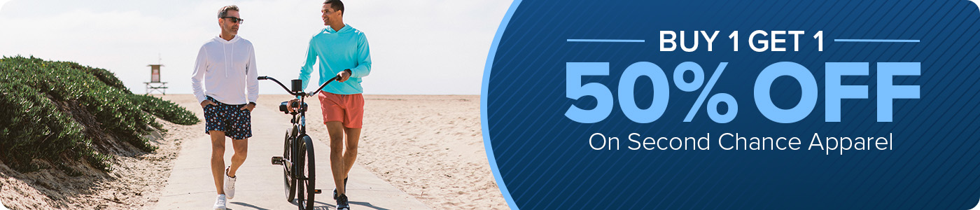 Buy 1 Get 1 50% off Second Chance Apparel