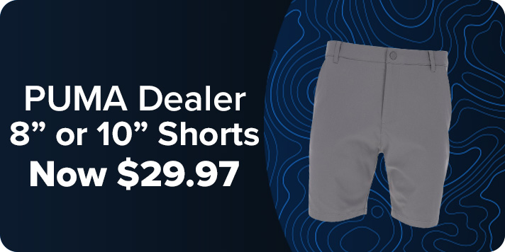Puma Dealer 8" or 10" Shorts - Now $29.97