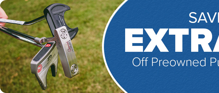 Extra 15% Off Preowned Putters & Wedges with Code: PAR15