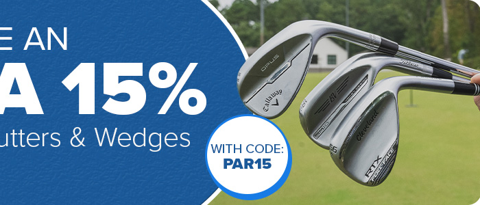 Extra 15% Off Preowned Putters & Wedges with Code: PAR15