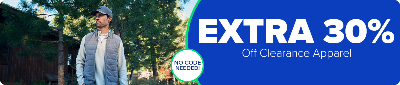 Extra 30% off All Clearance Apparel