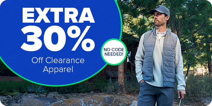 Extra 30% off All Clearance Apparel