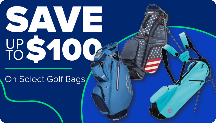 Save $100 on Select Golf Bags