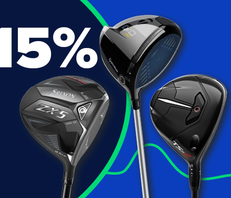 Extra 15% Off Preowned Drivers, Fairways & Hybrids with Code CYBER