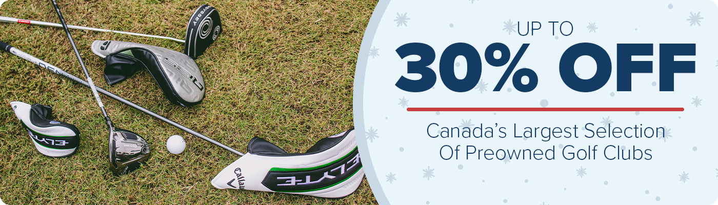 Up To 30% Off Preowned Golf Clubs