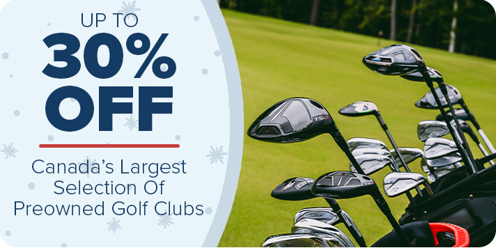 Up To 30% Off Preowned Golf Clubs
