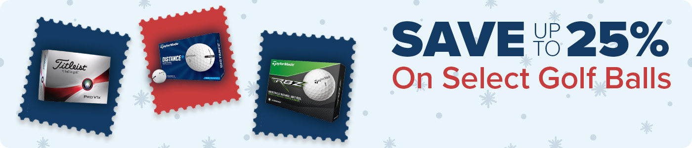 Save up to 25% on select Golf Balls