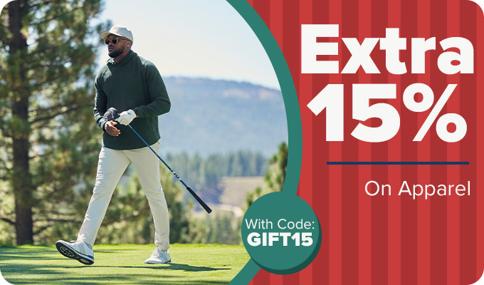 Extra 15% Off Apparel with Code: GIFT15
