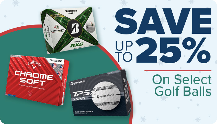 Save up to 25% on Select Golf Balls