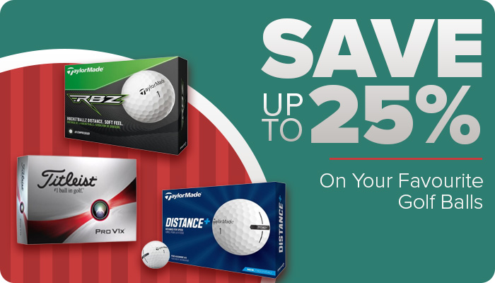 Save up to 25% on Golf Balls