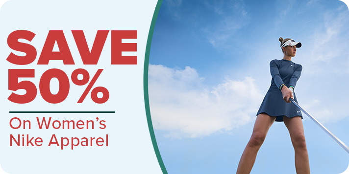 Save up to 50% on Women's Nike Apparel