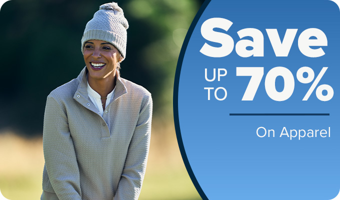 Save up to 70% on Apparel