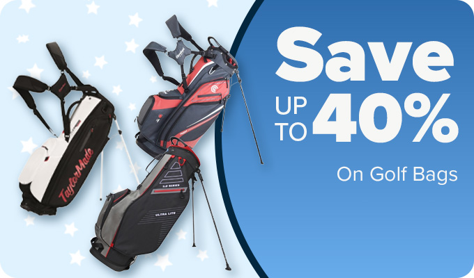 Save up to 40% on Golf Bags