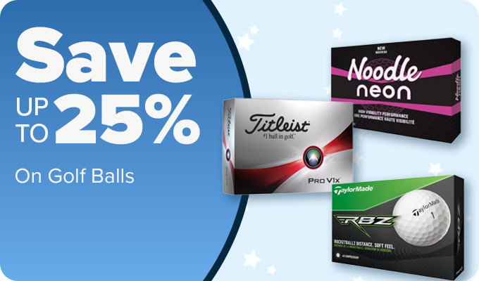 Save up to 25% on Golf Balls
