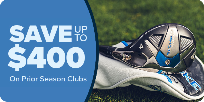Save up to $400 on Prior Season Golf Clubs