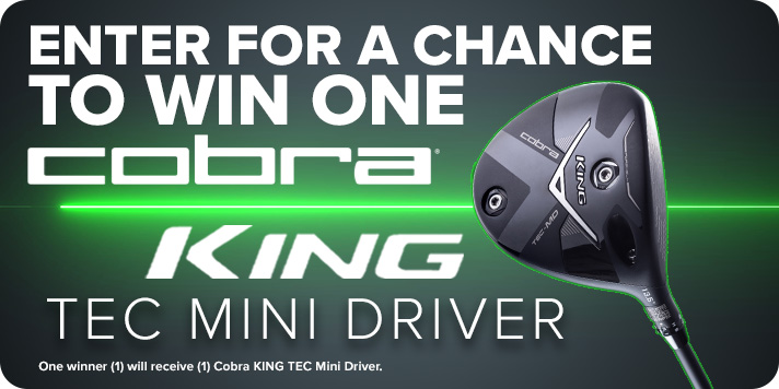 Enter to Win One Cobra KING TEC Mini Drive