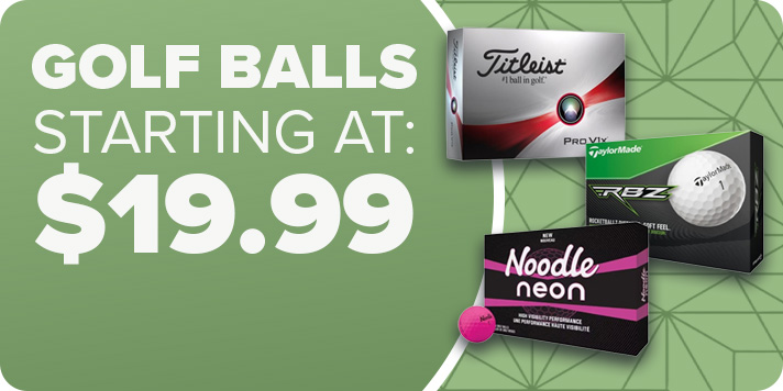 Golf Balls Starting at $19.99