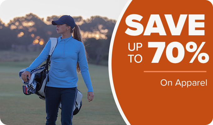 Save up to 70% on Apparel
