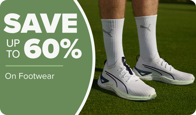 Save up to 60% on Footwear