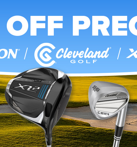 10-35% Off All Preowned Cleveland, Srixon, & XXIO Clubs