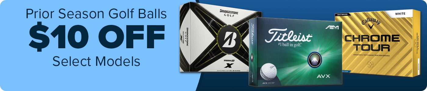 Prior Season Golf Balls - $10 off Select Models