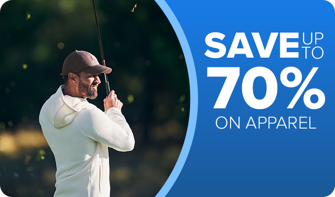 Save up to 70% on Apparel
