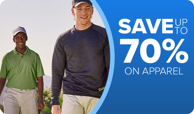 Save up to 70% on Apparel