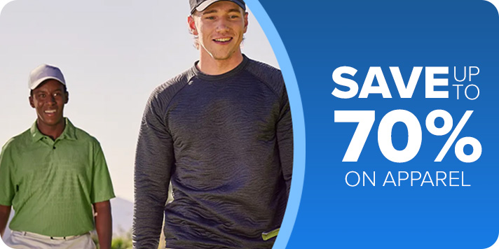 Save up to 70% on Apparel